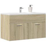  Kupaonski ormarić za umivaonik sonoma hrast 90x38,5x46 cm | shoptok.hr