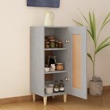  Komoda siva boja betona 34,5x34x90 cm od konstruiranog drva | Eponuda.com