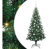 Umjetno predsvijetljeno božićno drvce Zelena 180 cm PVC i metal | shoptok.hr