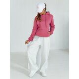 DStreet Bluza damska BASIC z kapturem fuksja | Shoptok.si