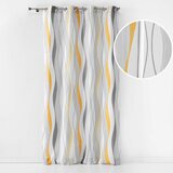 Douceur d intérieur Žuta /bijela zavjesa 140x260 cm Ondulys – | shoptok.hr