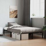 Metalni okvir za krevet crni 120 x 190 cm | shoptok.hr