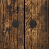  Kreveta Dimljeni hrast 89 x 34,5 x 80 cm Konstruirano drvo | shoptok.hr