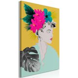  Slika - Flowers In The Hair (1 Part) Vertical 40x60 Cijene