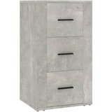  Komoda siva boja betona 40 x 33 x 70 cm od konstruiranog drva | Eponuda.ba