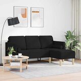  Set sofe Crna 173 x 131 x 67 cm Poliester | shoptok.hr