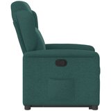  Naslonjač na podizanje od tkanine tamnozeleni | shoptok.hr