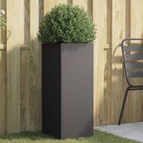 Maison Chic Cvetlično korito - Cvetlični Lonec črno 32x29x75 cm jeklo, (21790421) | Shoptok.si