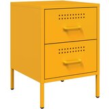  Noćni ormarići 2 kom boje senfa 36 x 39 x 50 5 cm čelični | shoptok.hr