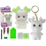  DIY set za izradu privjesaka bijeli jelen Slike