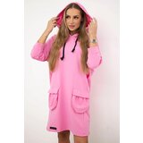 Kesi Light pink dress with hood | shoptok.hr
