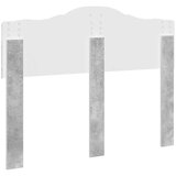  Vzglavje z vzglavjem Betonsko siva 135 cm Konstruiran les, (5000110373) | Shoptok.si