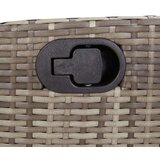  7-dijelni vrtni blagovaonski set sivi od poliratana | shoptok.hr