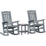  Ljuljačka 3 pcs Svijetlo siva Polietilen | shoptok.hr