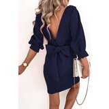 Fenzy elegantna mini obleka varsavia, temno modra cene
