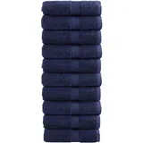 ručnici za pranje SOLUND 10 kom tamnoplave boje 30x30 cm 600 g/m²