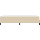 vidaXL Postelja z vzmetnico Drugo krema 100 x 200 cm blago | Shoptok.si