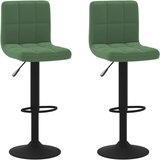 Furnova Barski stolčki 2 kosa temno zelen žamet, (21949302) | Shoptok.si
