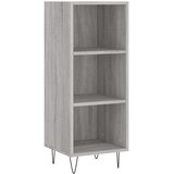 vidaXL Visoka komoda siva sonome 34 5x34x180 cm od konstruiranog drva | shoptok.hr