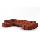 Micadoni Home Opečnato oranžna kotna sedežna garnitura Lisa – | Shoptok.si