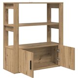 vidaXL Kreveta hrast artisan 30 x 80 x 90 cm Konstruirano drvo | shoptok.hr