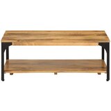  Stolić za kavu 2 razine 100x55x38 cm masivno drvo manga i čelik | shoptok.hr