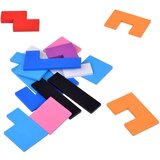  Edukativni set 3 u 1: LCD ploča za crtanje, drveni blokovi i kartice za učenje engleskog | shoptok.hr