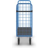 eurokraft pro nivojski voziček, mrežaste stranice, 3 stranske, zunanje mere 950 x 500 x 1300 mm | Shoptok.si