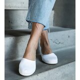 Gemre White Fabric Ballet Flats Provencher | shoptok.hr