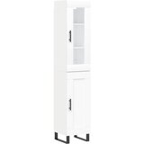  The Living Store Visoka omara bela 34,5x34x180 cm inženirski les - Visoka Omarica, (21444844) | Shoptok.si