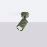 Sollux Stropna svetilka KARBON 1 olivno zelena, (5000285084) | Shoptok.si