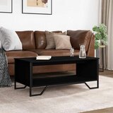  Stolić za kavu crni 100 x 51 x 40 cm od konstruiranog drva | shoptok.hr
