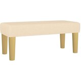  Okvir kreveta s oprugama i madrac krem 80x200 cm od tkanine | shoptok.hr