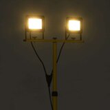 vidaXL LED reflektor s stojalom 2x20 W toplo bel | Shoptok.si