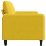  Dvosjed žuti 120 cm baršunasti | shoptok.hr