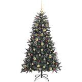 vidaXL Umjetno božićno drvce s stalakom Zelena 83.5 x 83.5 x 150 cm | shoptok.hr