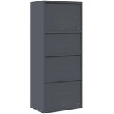  Ormarić za pohranu 2 kom. Antracit 60 x 40 x 145 cm Čelik - Antracit 60 cm 105 cm | shoptok.hr
