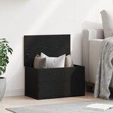vidaXL Kutija za pohranu s poklopcem Crni hrast 60x35x35 cm Imitacija drva | shoptok.hr