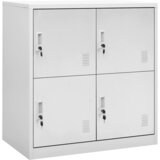  Ormarići s ključem 5 kom svjetlosivi 90 x 45 x 92,5 cm čelični | shoptok.hr