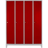 Hanah home Ormar Js1029Kı, 128x185x37 cm, Crveni | ePonuda.com