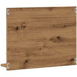 vidaXL Kopalniška omarica z ogledalom artisan hrast 60x10,5x45 cm | Shoptok.si