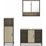  3-dijelni set kupaonskog namještaja boja hrasta sonome drveni | shoptok.hr