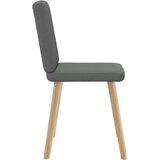  Jedilni stoli 4 kosi temno sivo blago | Shoptok.si