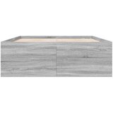  Posteljni okvir siva sonoma 140x190 cm inženirski les | Shoptok.si