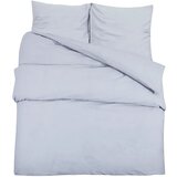  Set posteljine za poplun sivi 200x220 cm pamučni | shoptok.hr