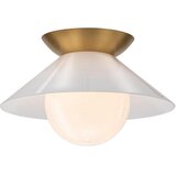 Quintiesse qn-saucer-fm-ab-opal - plafonsko svetlo saucer 1xE27/40W/230V zlatna | Eponuda.com