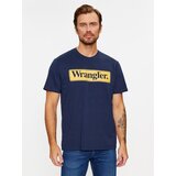 Wrangler Majica 112341131 Mornarsko modra Regular Fit | Shoptok.si