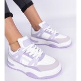 D/CEO marka niezdefiniowana Purple sneakers with thick laces Luciana | ePonuda.com