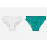 Sinsay Pamučne gaćice s čipkom 2 pack | shoptok.hr