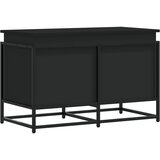 Furnova Škatla s pokrovom črna 80x40x51,5 cm inženirski les, (21953893) | Shoptok.si